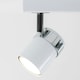 image 3 of ValueLights 3 Way Gloss White and Polished Chrome Straight Bar Ceiling Spotlight - with 3 x 5W Cool White GU10 LED Bulbs | White