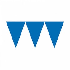 Amscan Paper Pennant Banner - Blue - One Size