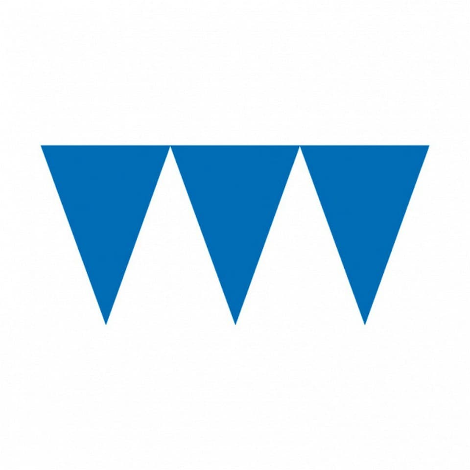 image 1 of Amscan Paper Pennant Banner - Blue - One Size