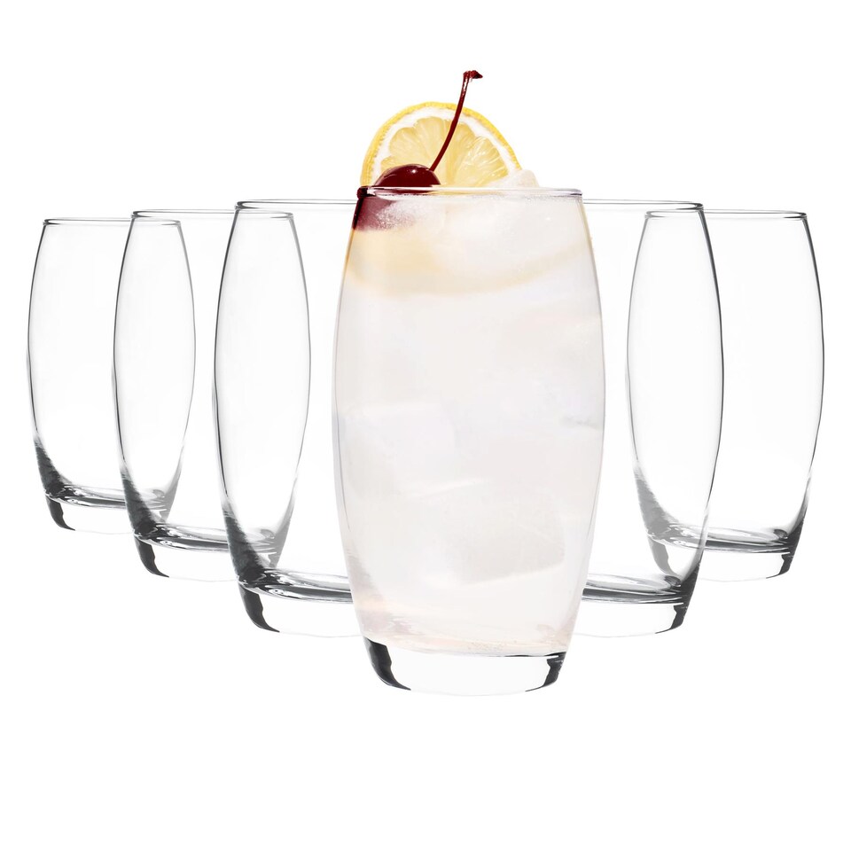 image 1 of LAV Empire Highball Glasses - 510ml - Clear - Pack of 6 | Clear | Transparent