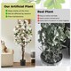 image 5 of COSTWAY 120cm Artificial Bougainvillea Tree Plant White White | One Size
