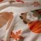 image 4 of OHS Autumnal Pumpkin Fall Gonk Halloween Soft Cosy Warm Plush Fleece Duvet Cover and Pillowcase Bedding Set Multi | Cream/Rust | Double