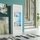 image 4 of Tall Cabinet 170cm White Gloss Doors White Matt Body Free LED Light | White
