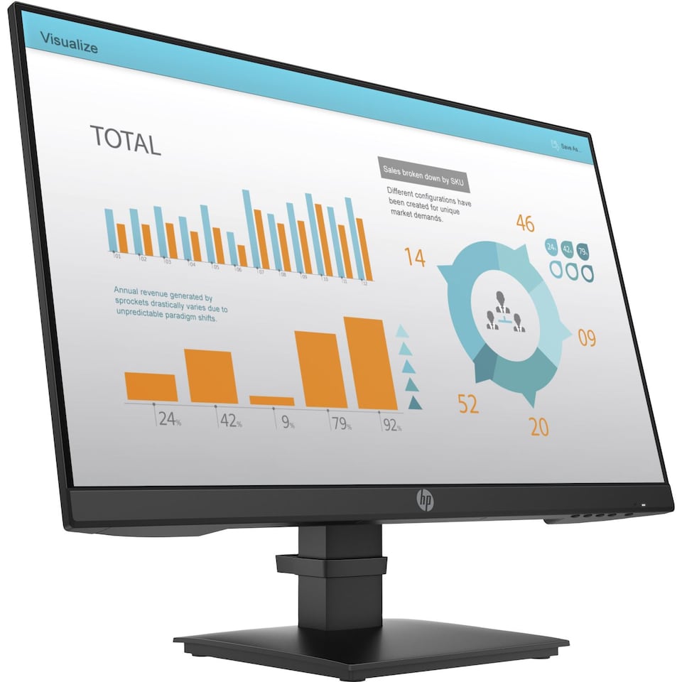 HP P24 G4 computer monitor 60.5 - Tesco Groceries