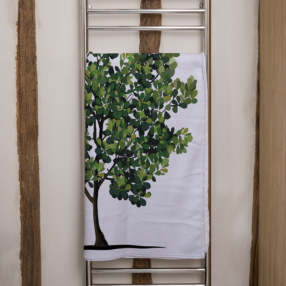 image 1 of Tree Designer Bath Towel | Multi