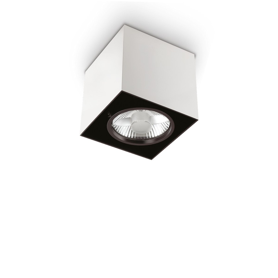 image 1 of Mood 1 Light Large Square Surface Mounted Downlight White, GU10