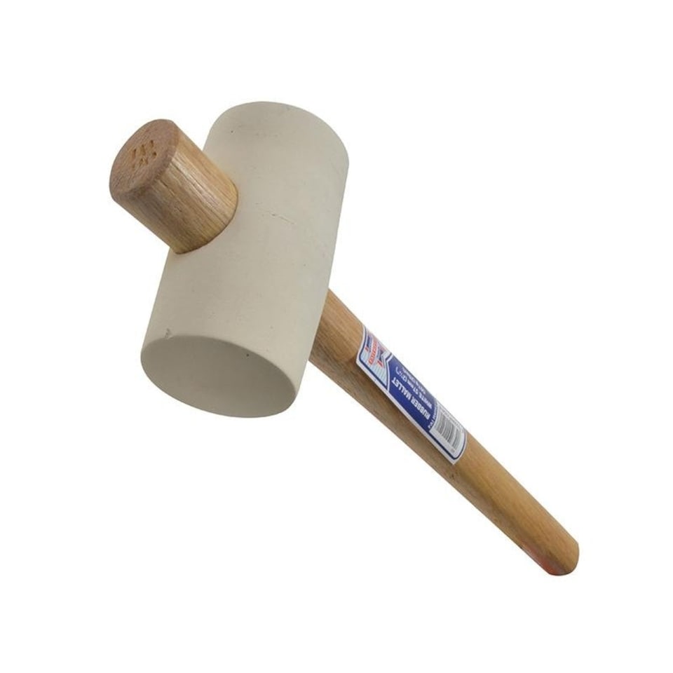 Faithfull Rubber Mallet - White - 57mm (2.1/4in)