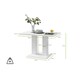 image 5 of Furniturebox Imperia 4 Modern White High Gloss Dining Table