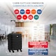 image 8 of Flight Knight Cabin Suitcase 56x36x23cm - 30+ Airlines Approved - British Airways, EasyJet- Lightweight 4 Wheel Carry On Hard Shell Hand Luggage Pink | Rose | Cabin Bag