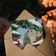 image 1 of Festive Holiday Market Decorated Tree Blank For Him Or Her Art Xmas Festive Christmas Card