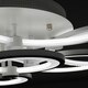 image 3 of Living and Home Modern Circular LED Semi Flush Ceiling Light for Nordic Decor