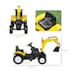 image 5 of HOMCOM Kids Ride on Digger Pedal Go Kart Play Construction Car for 3 - 6 Years