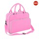 image 1 of Bagbase Compact Junior Dance Messenger Bag (15 Litres) (Pack of 2) - Classic Pink/Light Grey - One Size Pink