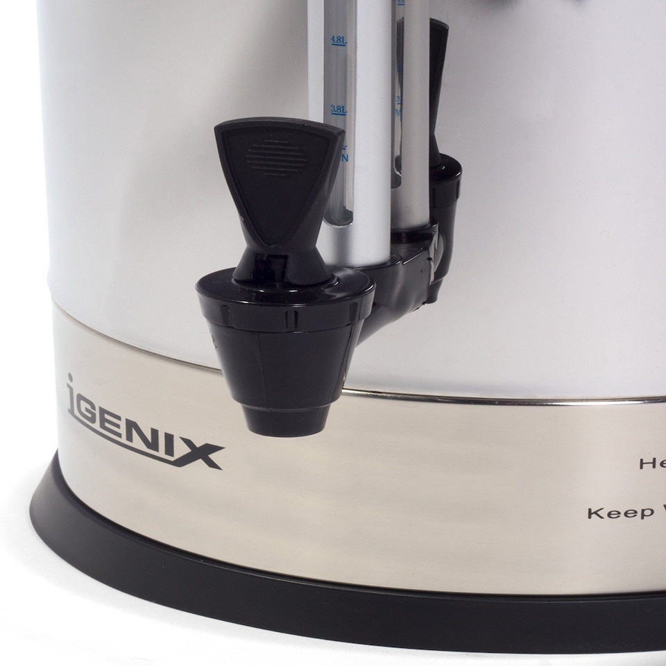 image 1 of Igenix IG4015 Catering Urn, Hot Water Boiler, Tea Urn for Home Brewing, Commercial or Office Use, 15 Litre, Stainless Steel