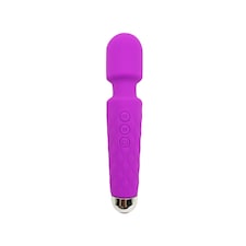 Intimate Vibrating Wand Massager - 7 Speeds, 20 Sensation Modes, Purple
