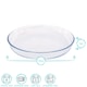 image 6 of Argon Tableware Round Glass Oven Dish - 32cm x 32cm | Clear | Clear | 32cm x 32cm