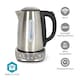image 7 of Nedis Smart Wi-Fi Kettle, 1.7L Stainless Steel, Variable Temperature 70-100c, 2200W, App& Voice Control, Compatible with Alexa & Google