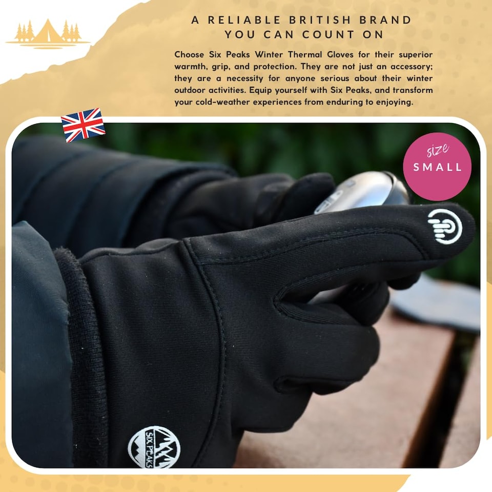 image 1 of Six Peaks Winter Thermal Gloves