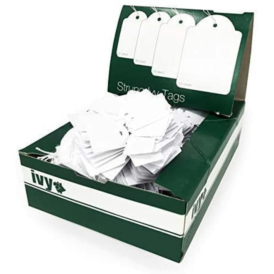 Pack of 1000 18 x 29mm Tags