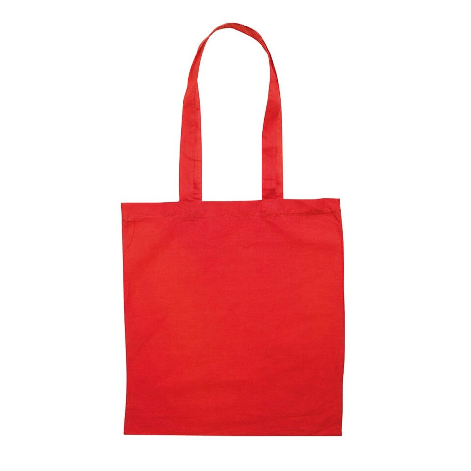 image 1 of MidOcean Tura Colour Organic Cotton Shopper Bag - Red - One Size Red
