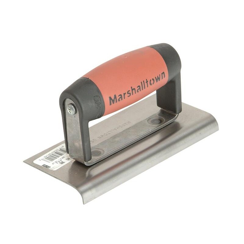 Marshalltown M36d Cement Edger Straight End Durasoft Handle 6 X 3in Multi Multi Colour 150 x 75mm (6 x 3in) 1