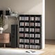 image 9 of HOMCOM 456 CD  336 DVD Storage Unit, Media Storage Shelf, Wooden Display Unit with Adjustable Shelves, 89 x 130.5 cm, Black