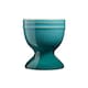 image 4 of Cooks Professional 4 Piece Egg Cup Set - Dishwasher Safe Stoneware | Blue | Teal | 4