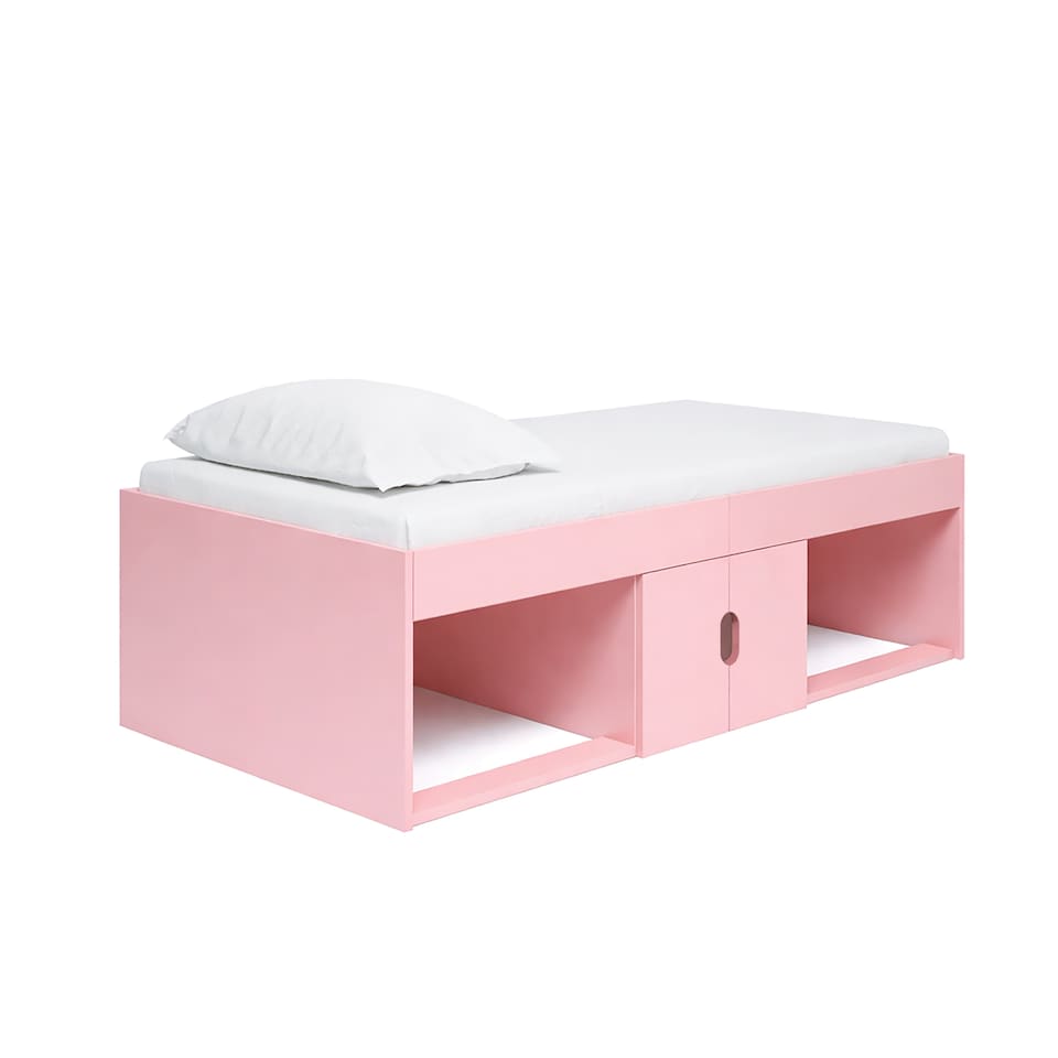 image 1 of Low Single 3ft Cabin Bed Frame, Pink