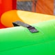 image 8 of Outsunny Kids Bouncy Castle with Double Slides Pool Trampoline with Blower