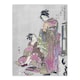 image 1 of Husband And Wife Portrait Vintage Japan Wall Art Print Kitagawa 24x32"
