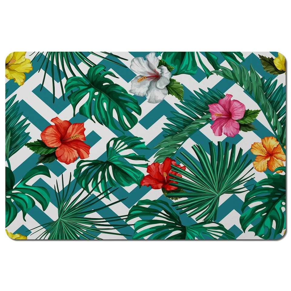 image 1 of Tropical Leaves & Geometrics (Placemat)