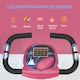 image 3 of HOMCOM Magnetic Resistance Exercise Bike Foldable LCD Adjustable Seat Grey