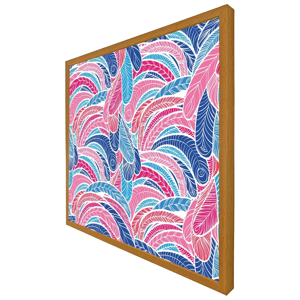 image 1 of Boho pink (Picture Frame) Brown | Oak | XL