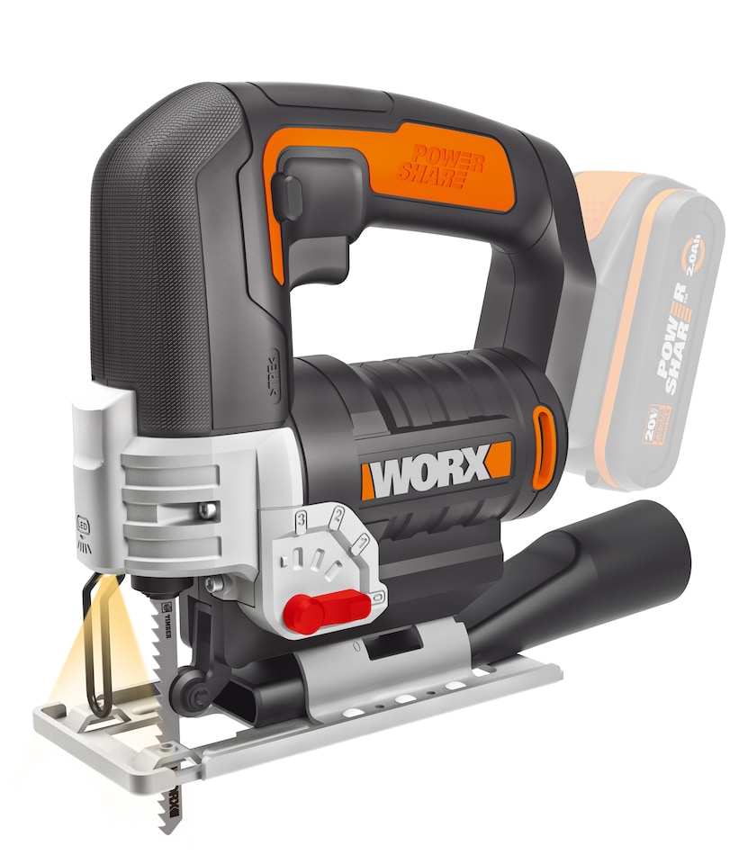 image 1 of WORX 20V Jigsaw (BARE) WX543.9
