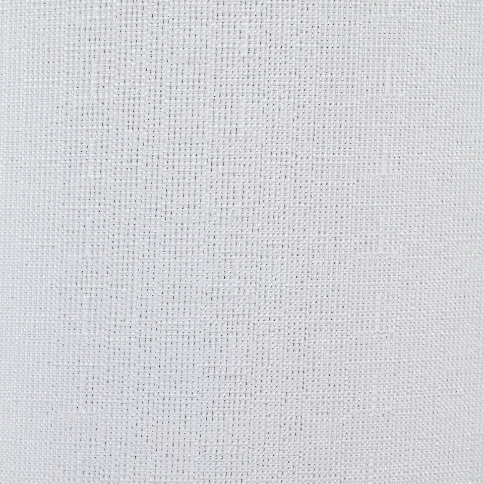 image 1 of Fiji - White Linen with Silver Fleck Detail Jewelled Pendant Shade White | Clear