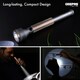 image 3 of GEEPAS Rechargeable LED Flashlight with Inbuilt Power Bank for USB Charging