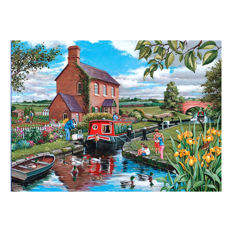 image 1 of The House of Puzzles, Keepers Cottage - 500 Piece Jigsaw Puzzle