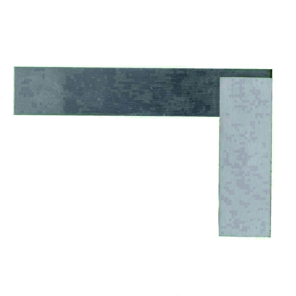 image 1 of 3” 75mm Engineer Tri Set Square Right Angle Straight Edge Stainless Steel
