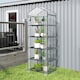 image 9 of Outsunny Mini Greenhouse Outdoor Flower Stand PVC Cover Portable