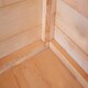 image 3 of Lodge 8 x 9 Feet Single Door with Two Fixed and Three Opening Windows Playhouse Brown