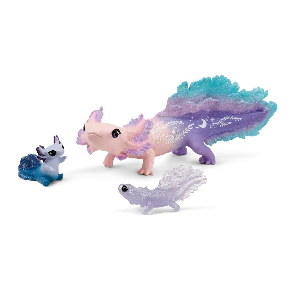 image 1 of SCHLEICH Bayala Axolotl Discovery Set Toy Playset