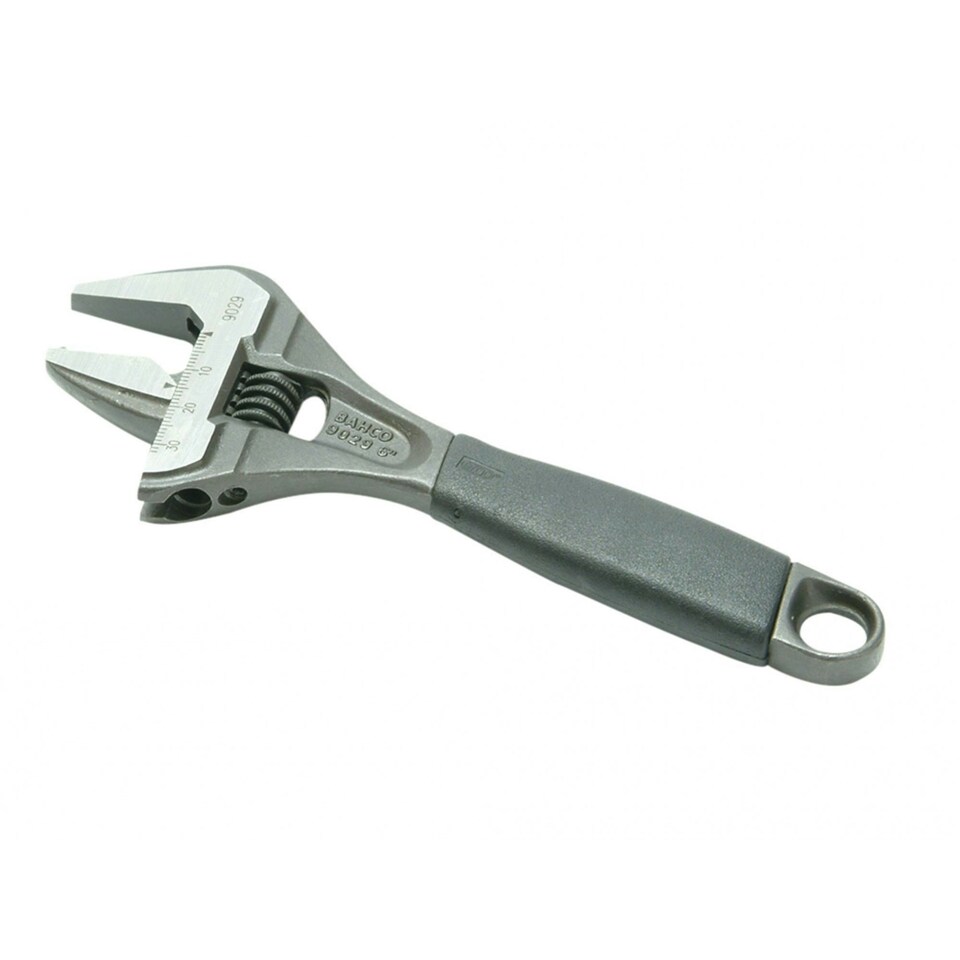 Bahco Ergo 90 Series Adjustable Wrench, Extra Wide Jaw - Multi Colour - 170mm