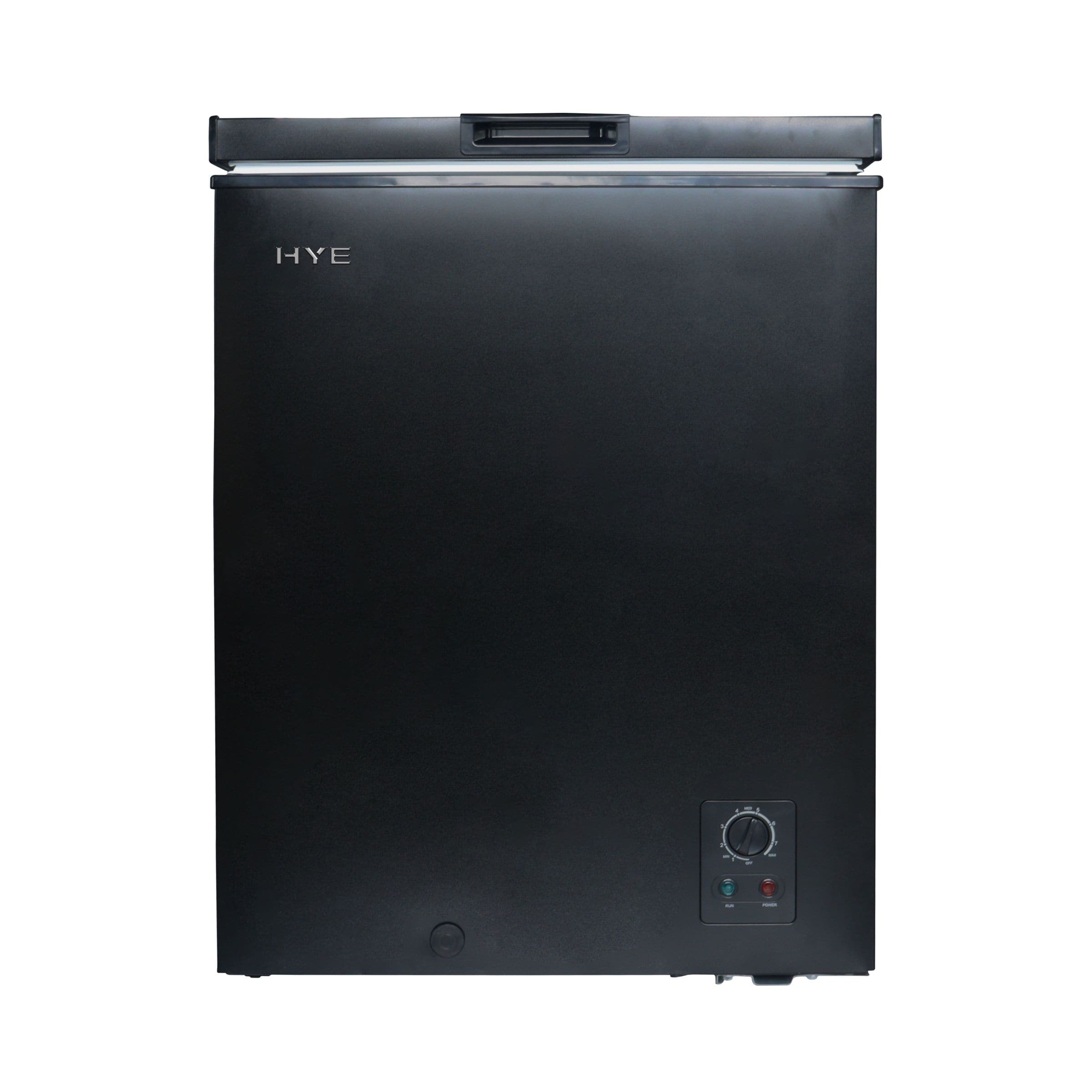HYE 139 Litre Freestanding Chest Freezer, 64cm, Black - RF01CF139B24