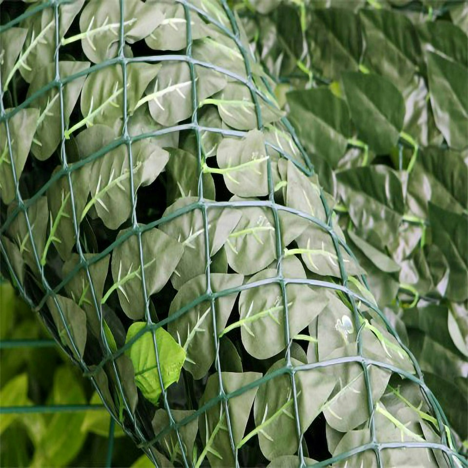 image 1 of Primrose Artificial Ivy Leaf Screening Hedge Roll Privacy Screen W3m x H1.5m