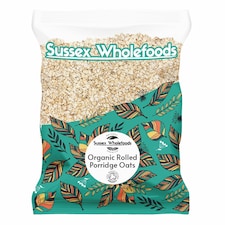 Organic Rolled Porridge Oats 500g (Sussex Wholefoods)