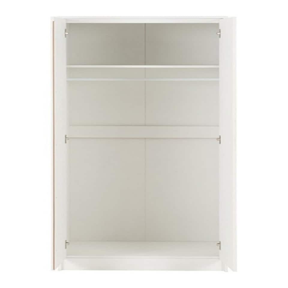 image 1 of Malvern 2 Door Wardrobe - L50.5 x W80 x H180 cm - White White