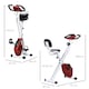 image 5 of HOMCOM Magnetic Resistance Exercise Bike Foldable LCD Adjustable Seat