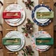 image 2 of Christmas Dinner Charger Plates Placemats Dining Table Setting Party Decor 33cm | Multi | 4 Plates