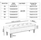 image 4 of Alyana 137cm Wide Tufted Rectangle Ottoman Storage Bench - Upholstery Velvet Shoe Bench with Turned Wooden Legs