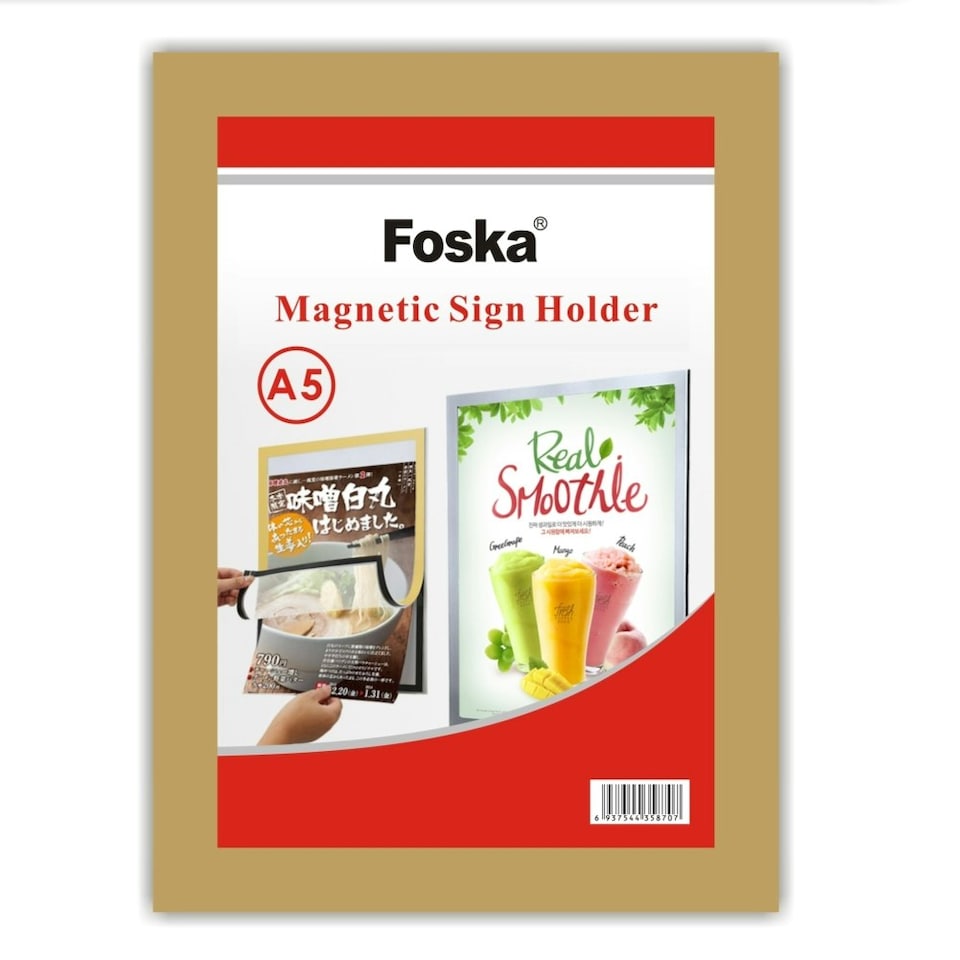 image 1 of A5 Magnetic Sign Holder Display Board
